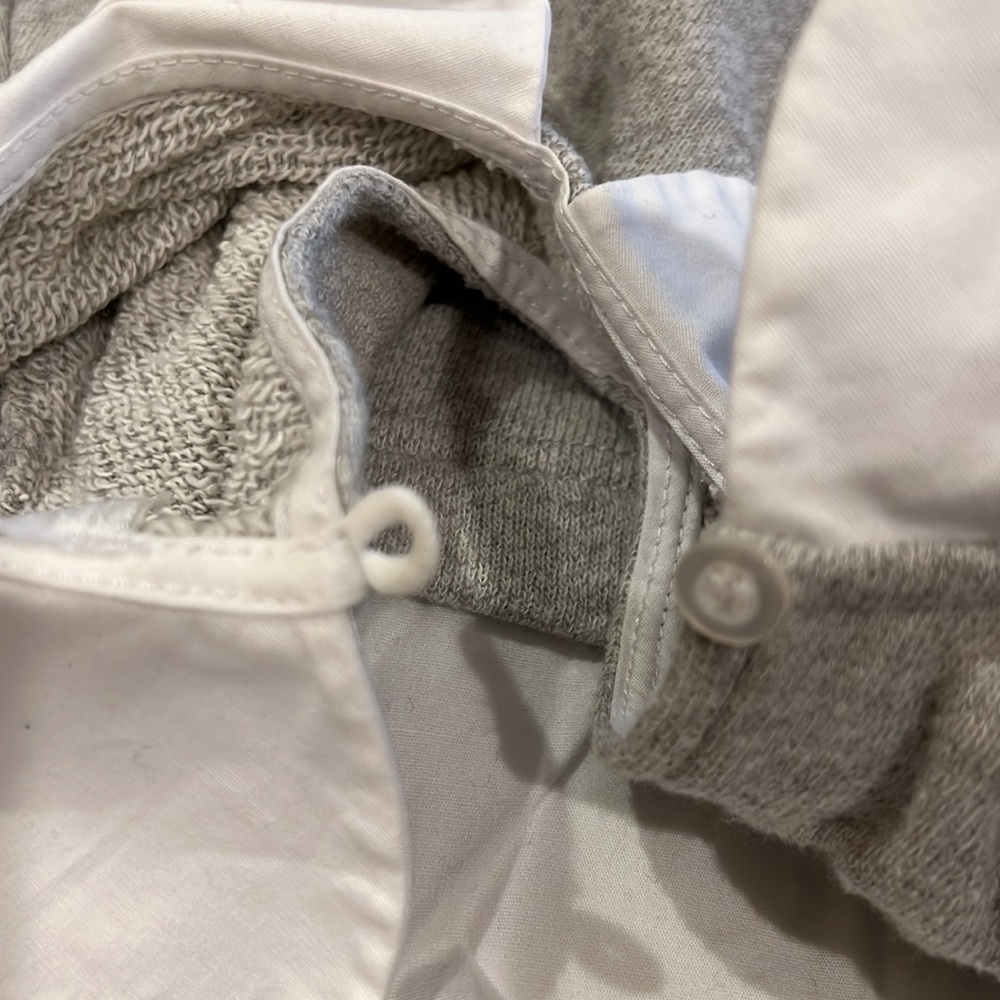 Sweater Top With Button Down Illusion - image 6